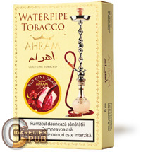 Ahram Red Wine Grape Hookah Tobacco (10 Packs x 50 Grams) 1 Cartons